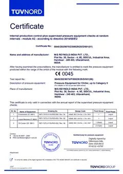 Certificates
